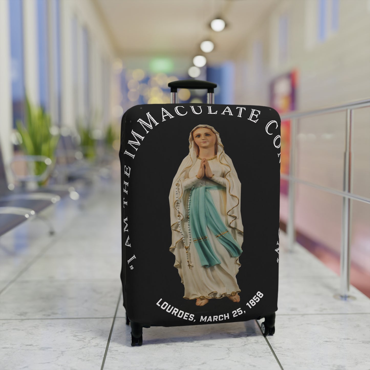 "I Am the Immaculate Conception" - Lourdes, France March 25, 1858 Luggage Cover