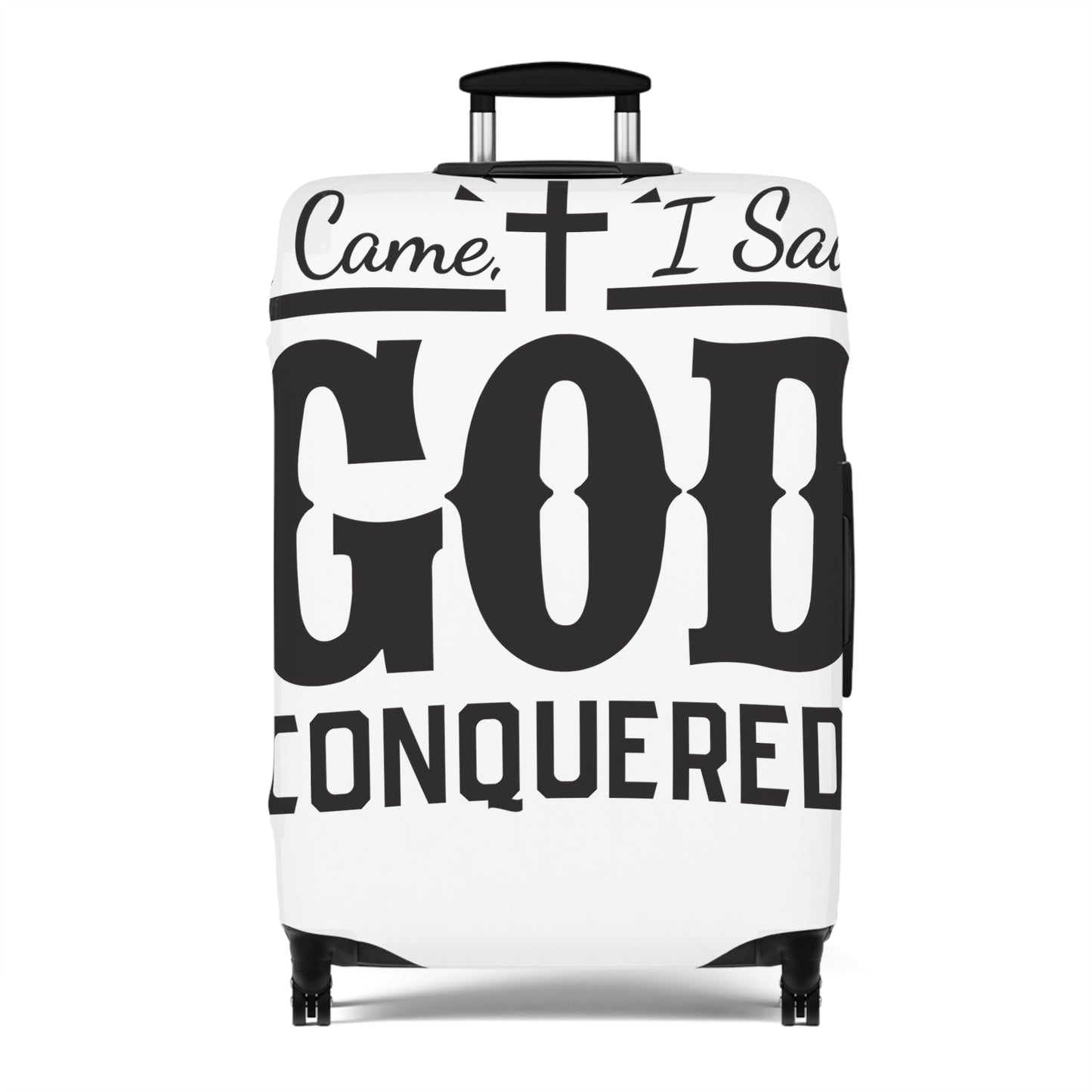 I came, I saw, God Conquered Luggage Cover