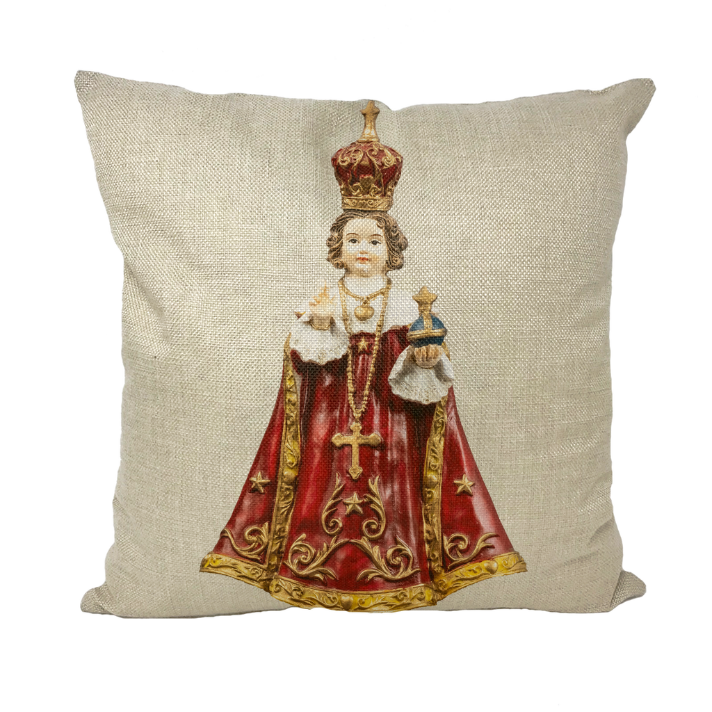 Infant of Prague Throw Pillow with Insert