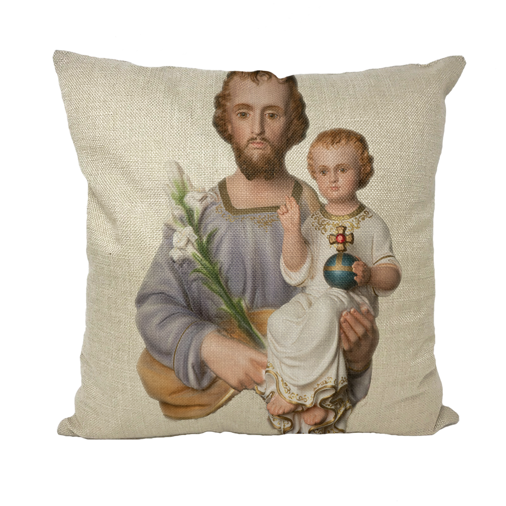 St Joseph Throw Pillow with Insert
