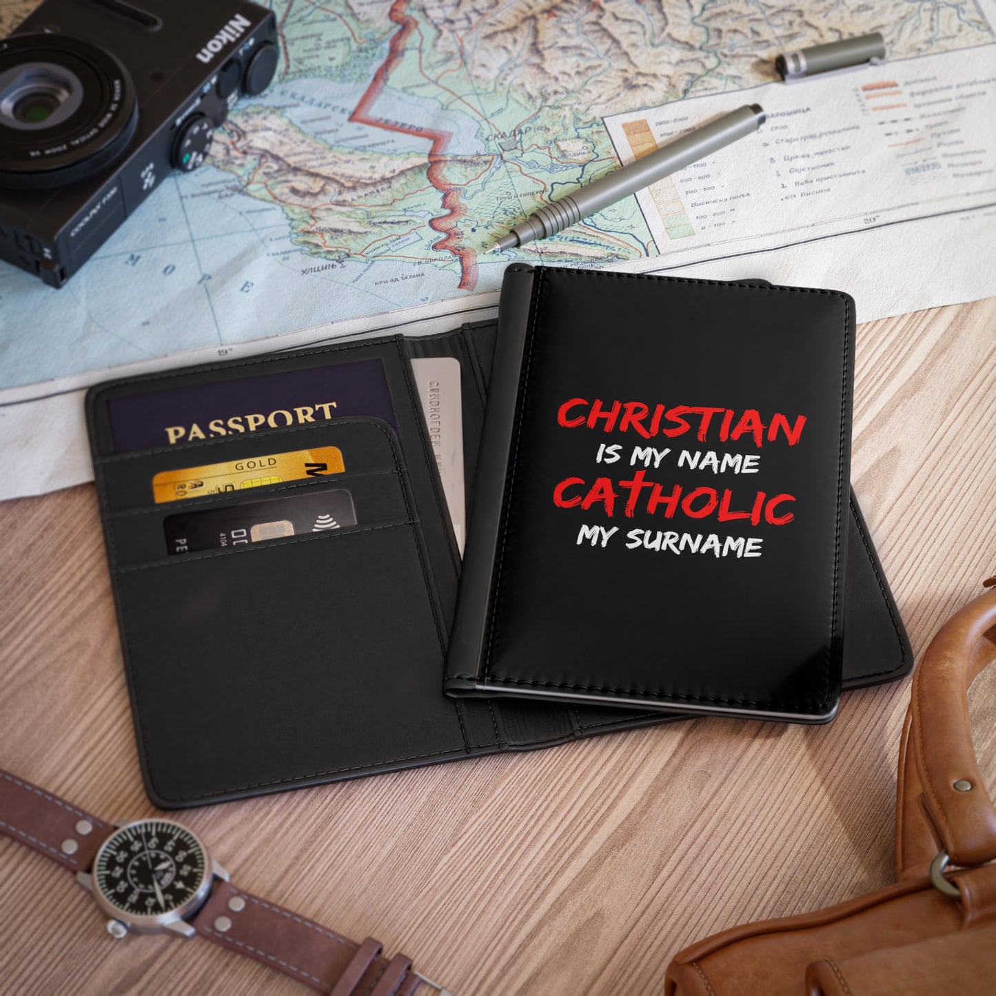 Christian is my Name, Catholic my Surname Passport Cover