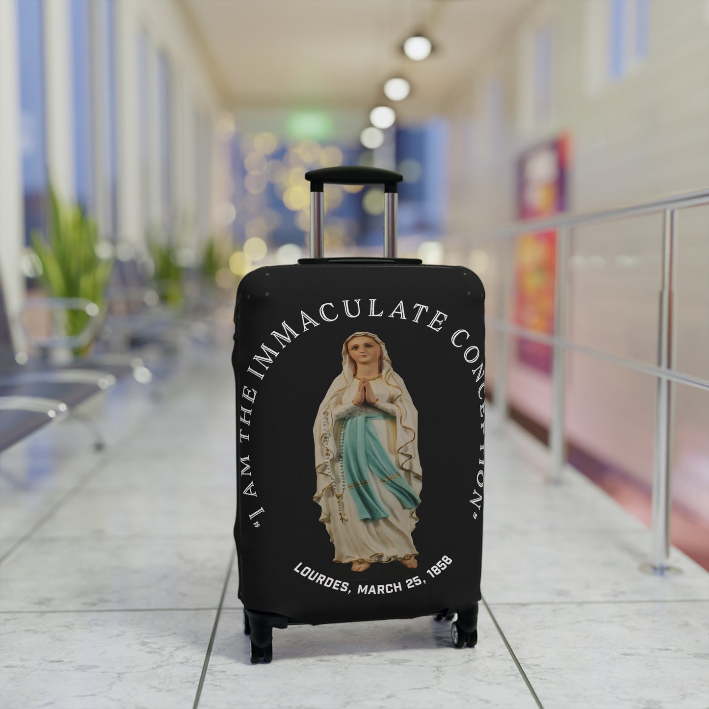 "I Am the Immaculate Conception" - Lourdes, France March 25, 1858 Luggage Cover