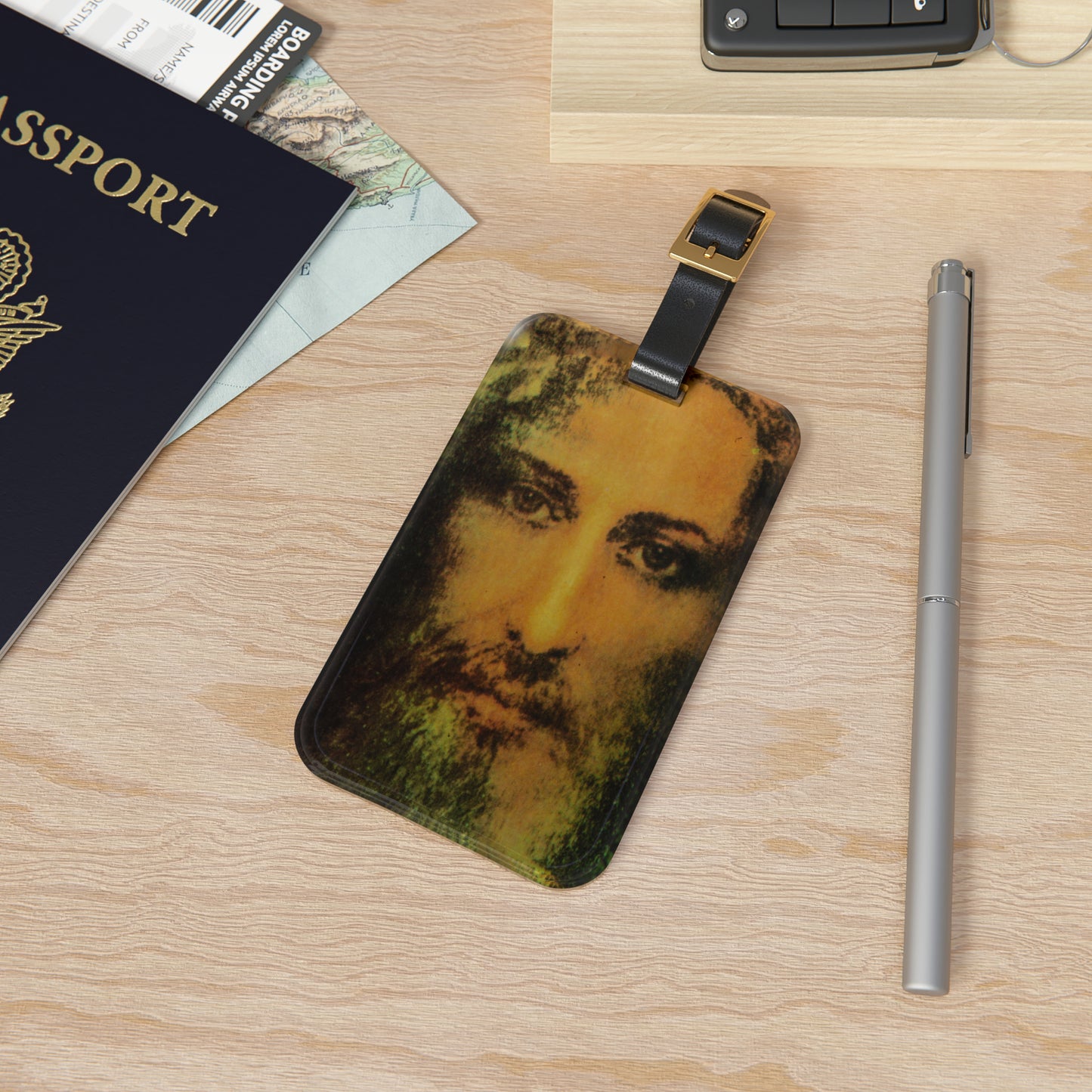 Facer of Jesus Luggage Tag