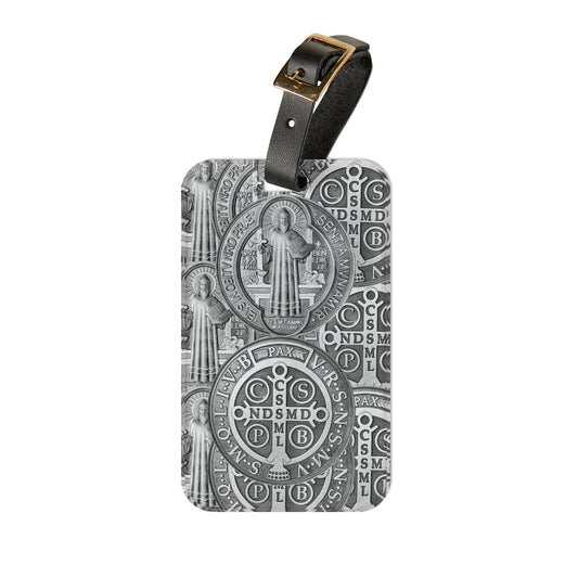 St Benedict Medal Luggage Tag