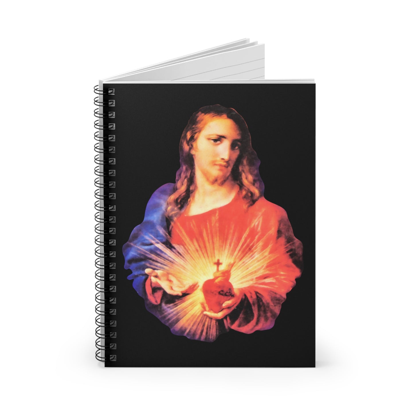 Sacred Heart of Jesus Spiral Notebook - Ruled Line