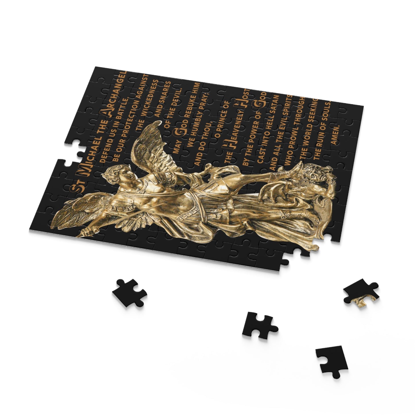 St Michael Archangel with Prayer Puzzle (120, 252, 500-Piece)