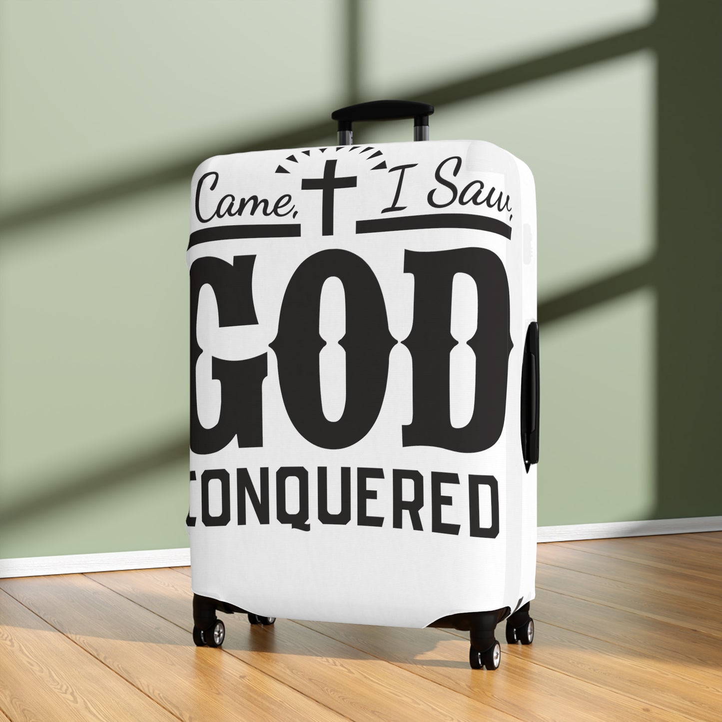 I came, I saw, God Conquered Luggage Cover