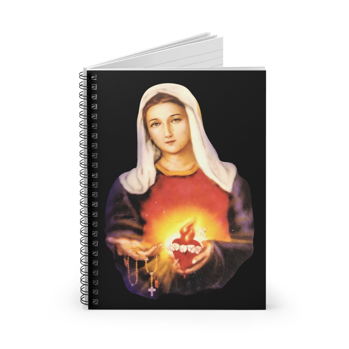 Immaculate Heart of Mary Spiral Notebook - Ruled Line