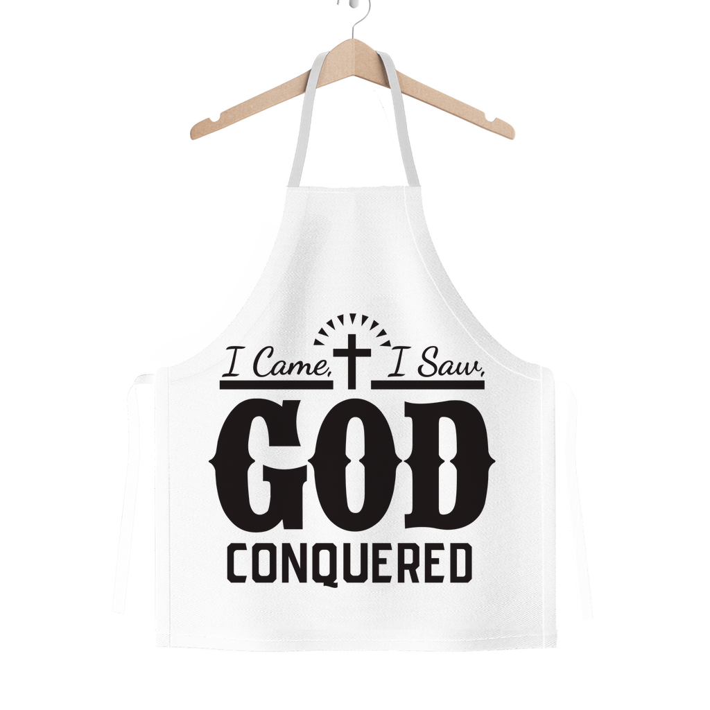 I came, I saw, God Conquered Classic Sublimation Adult Apron