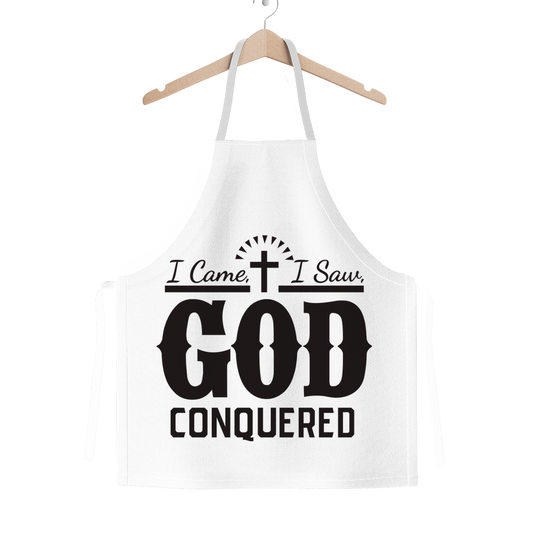 I came, I saw, God Conquered Classic Sublimation Adult Apron