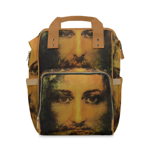 Face of Jesus Multifunctional Diaper Backpack