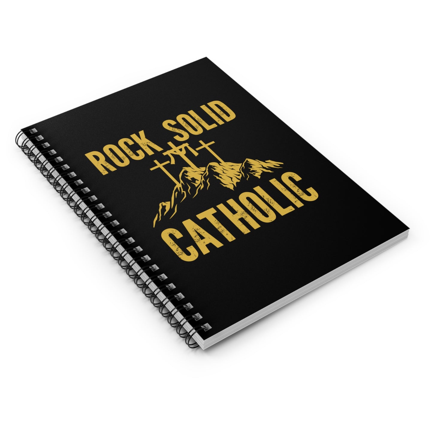 Rock Solid Catholic Spiral Notebook - Ruled Line