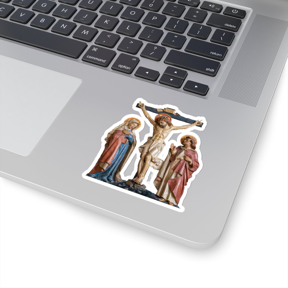 Crucifixion Scene Kiss-Cut Stickers