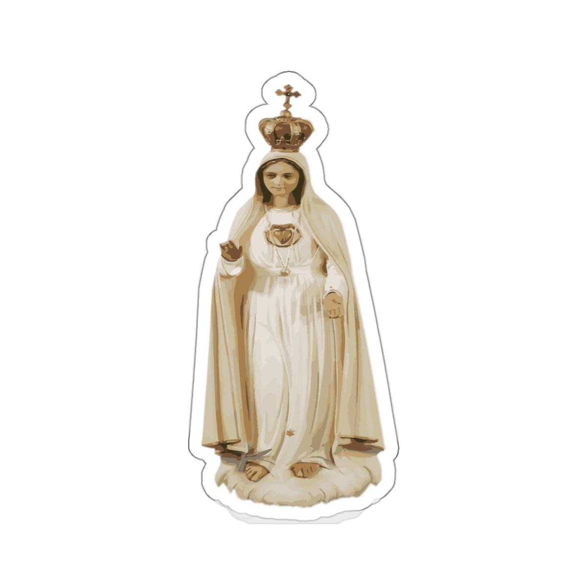 Our Lady of Fatima Kiss-Cut Stickers