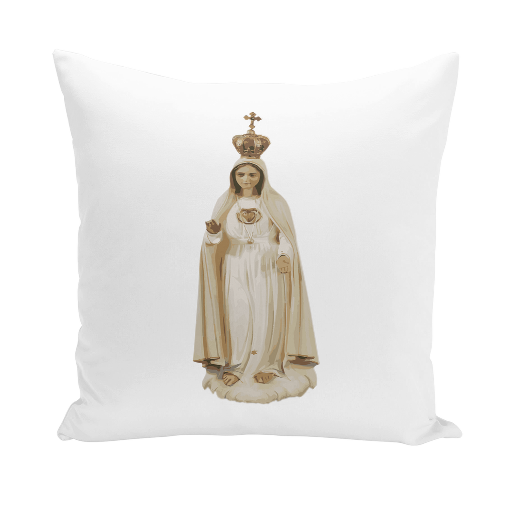 Our Lady of Fatima Throw Pillows