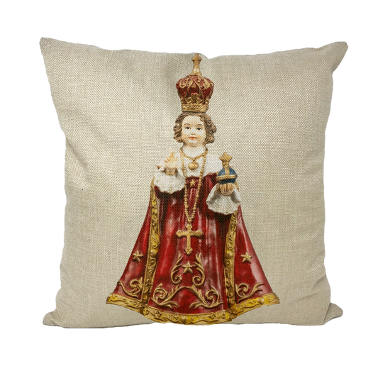 Infant of Prague Throw Pillow with Insert