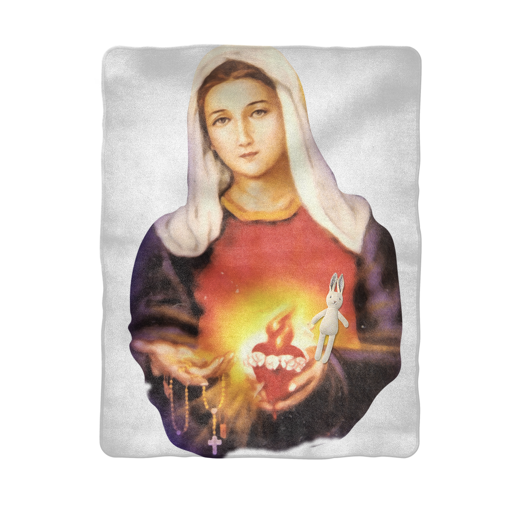 Immaculate Heart of Mary Baby Blanket