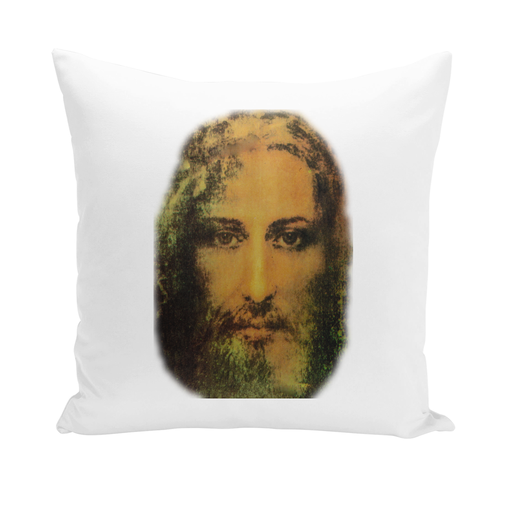 Face of Jesus Throw Pillows