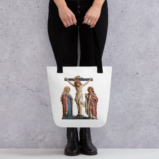 Crucifixion Scene Tote bag