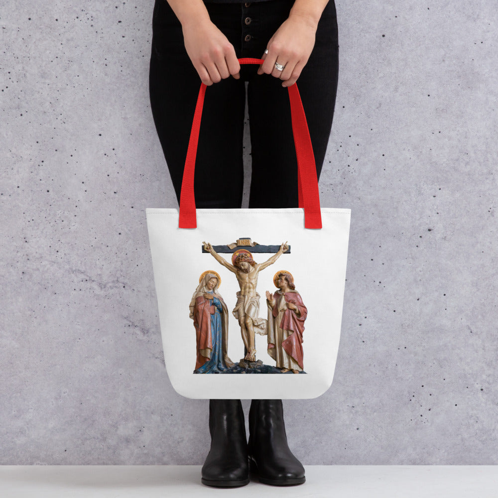 Crucifixion Scene Tote bag