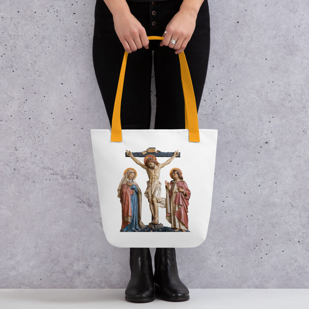 Crucifixion Scene Tote bag