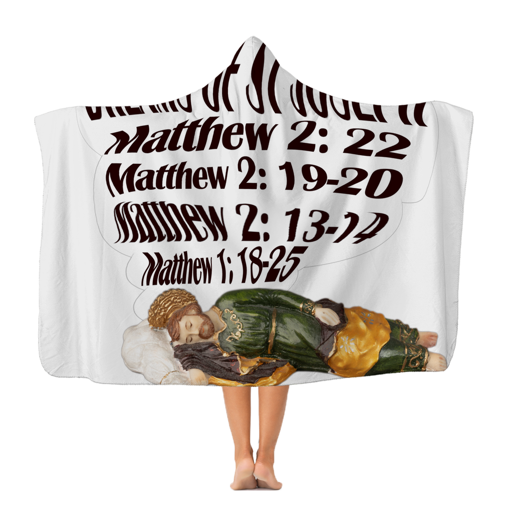 Dreams of St Joseph Premium Adult Hooded Blanket