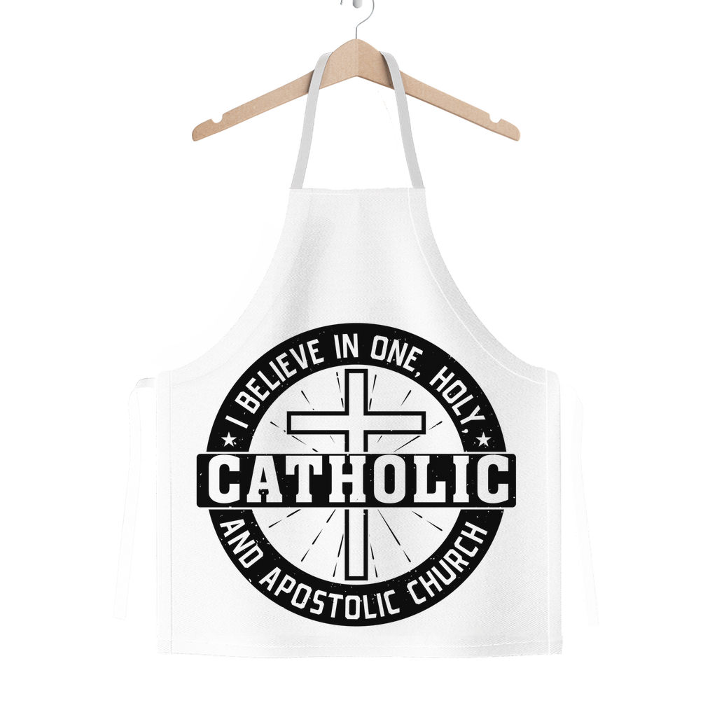 I Believe in One, Holy, Catholic and Apostolic Church Classic Sublimation Adult Apron