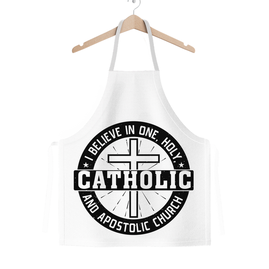 I Believe in One, Holy, Catholic and Apostolic Church Classic Sublimation Adult Apron