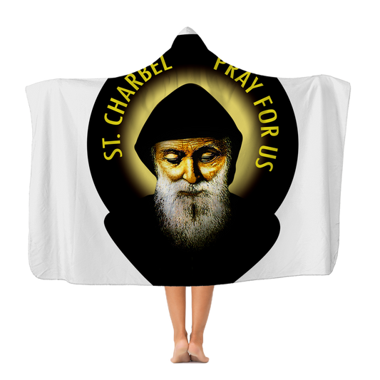 St Charbel Premium Adult Hooded Blanket