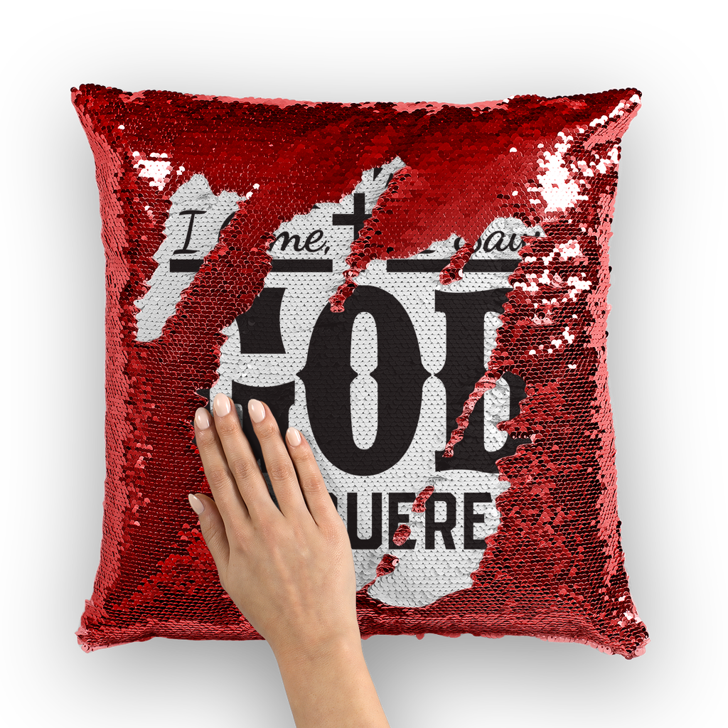 I came, I saw, God Conquered Sequin Cushion Cover