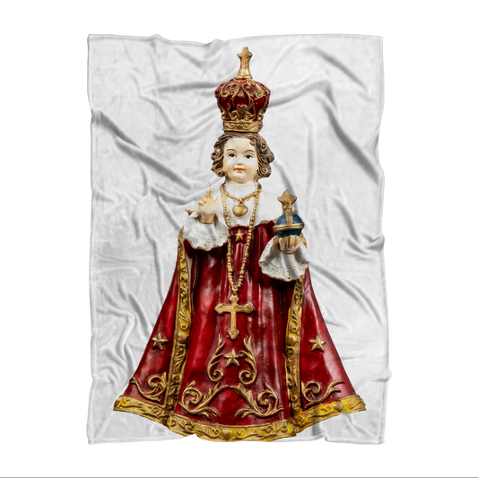 Infant of Prague Premium Adult Blanket