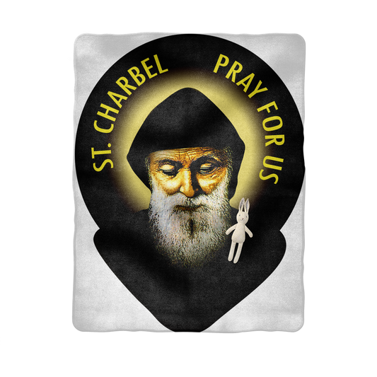 St Charbel Baby Blanket