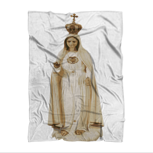 Our Lady of Fatima Throw Blanket