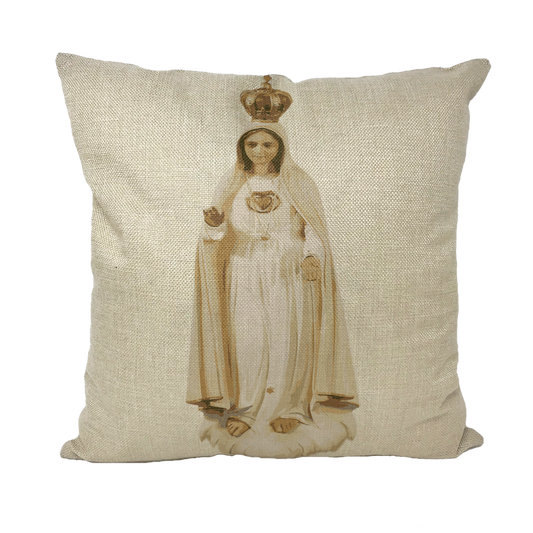 Our Lady of Fatima Throw Pillows