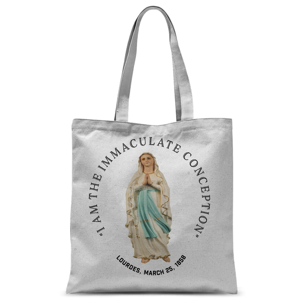 I Am the Immaculate Conception - Lourdes, France March 25, 1858 Classic Sublimation Tote Bag