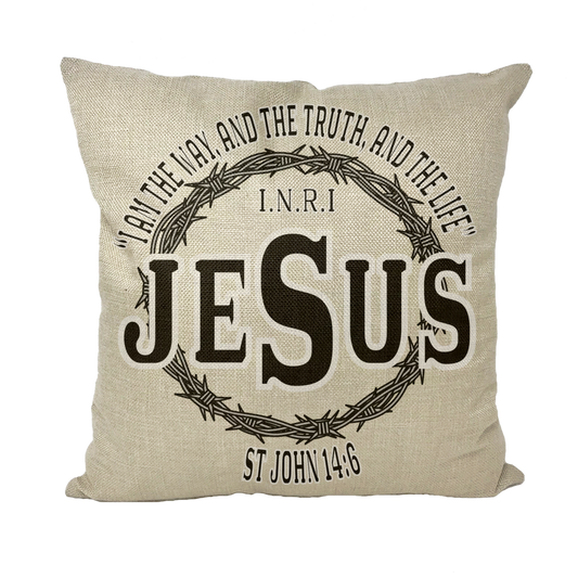 Jesus the Way Throw Pillow with Insert
