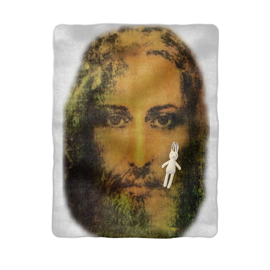 Face of Jesus Baby Blanket