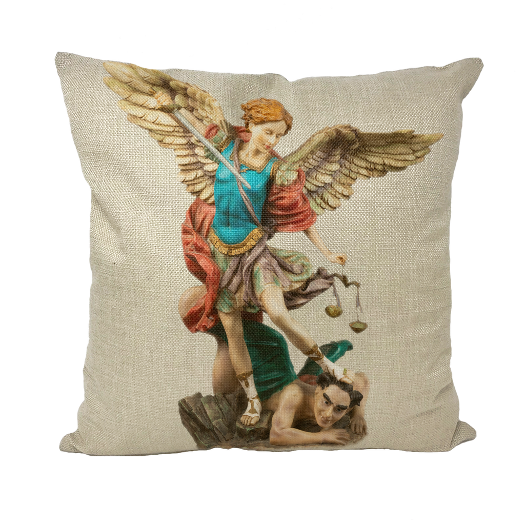 St Michael Archangel Throw Pillow with Insert