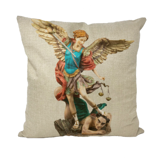 St Michael Archangel Throw Pillow with Insert