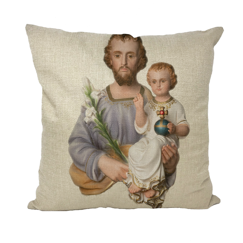 St Joseph Throw Pillows
