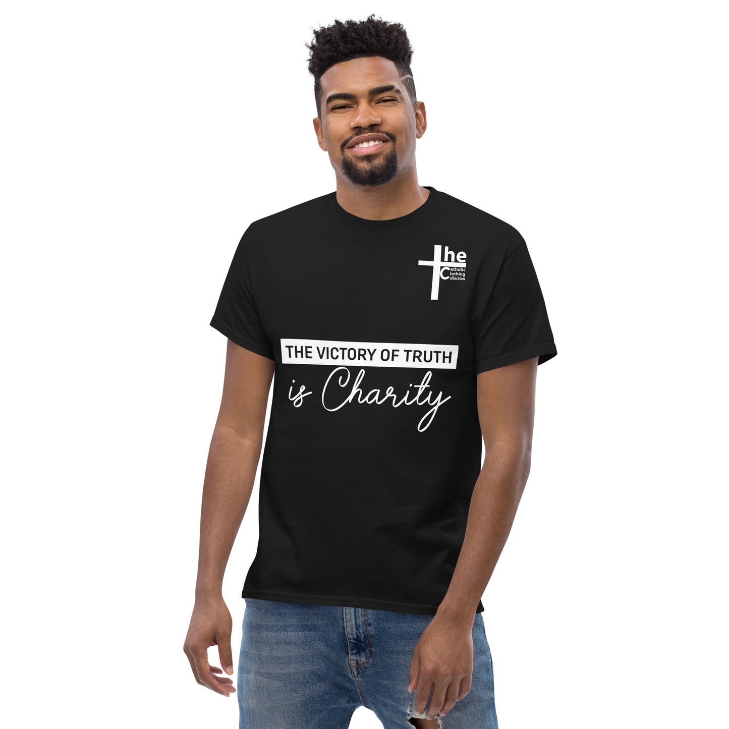 The Victory of Truth is Charity Men's t-Shirt