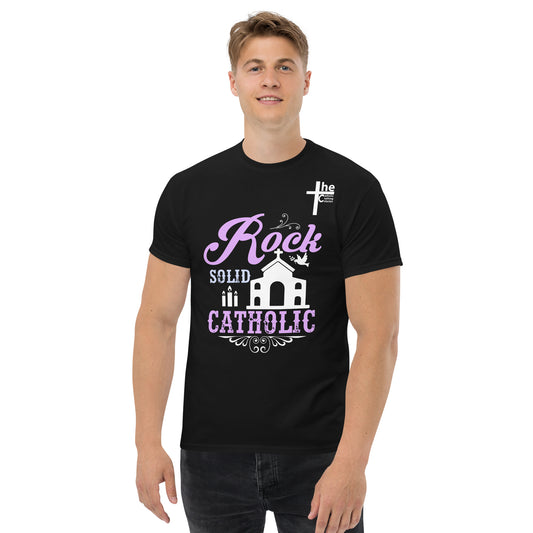 Rock Solid Catholic Men's t-Shirt