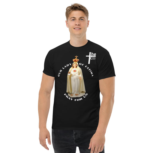 Our Lady of Fatima Pray for Us Men's t-Shirt