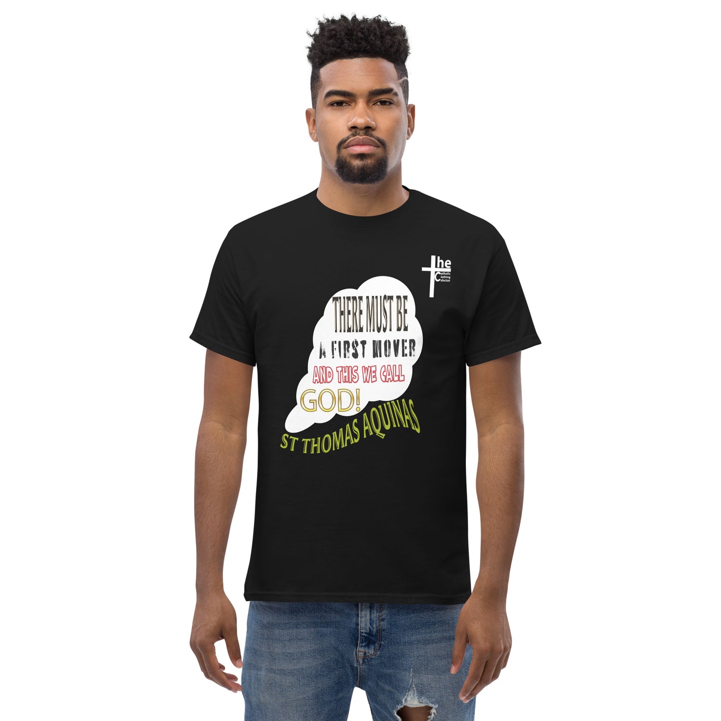 God As First Mover by St Thomas Aquinas Men's t-Shirt