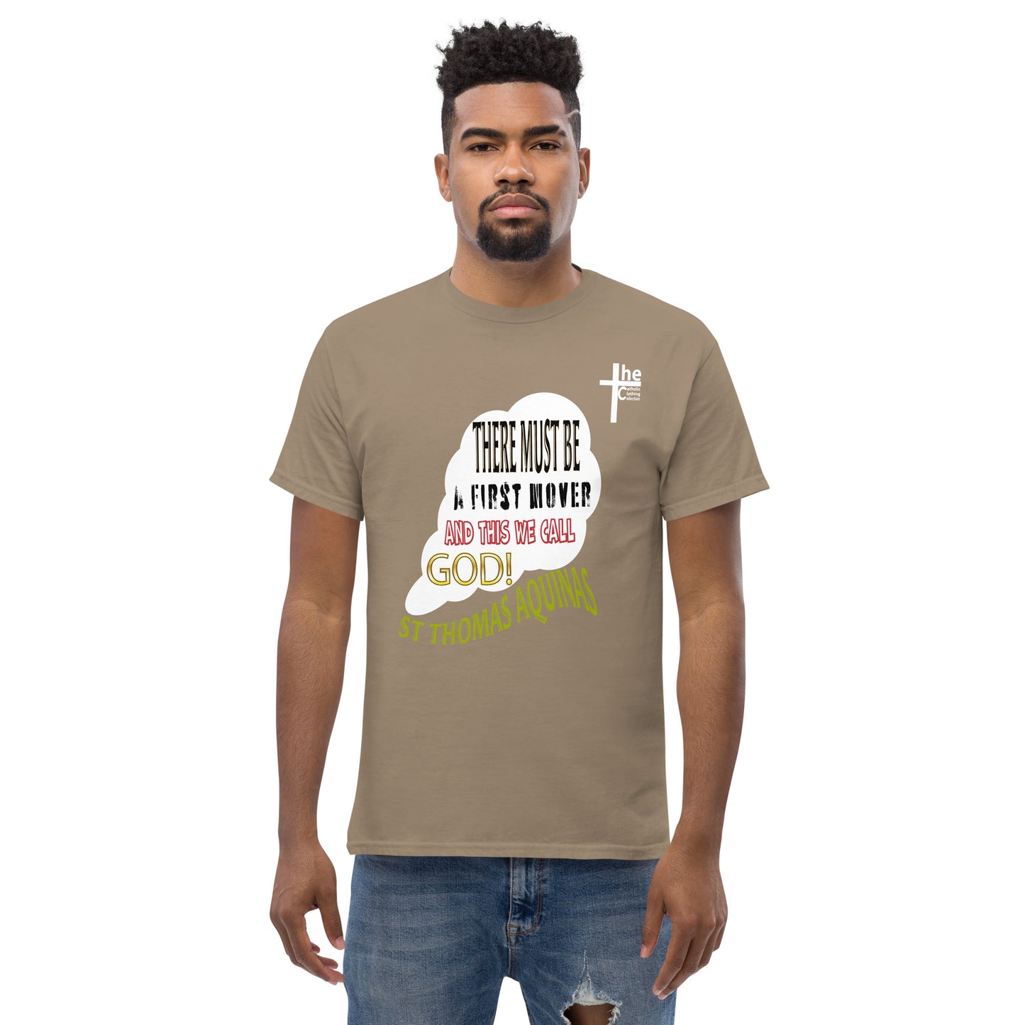 God As First Mover by St Thomas Aquinas Men's t-Shirt