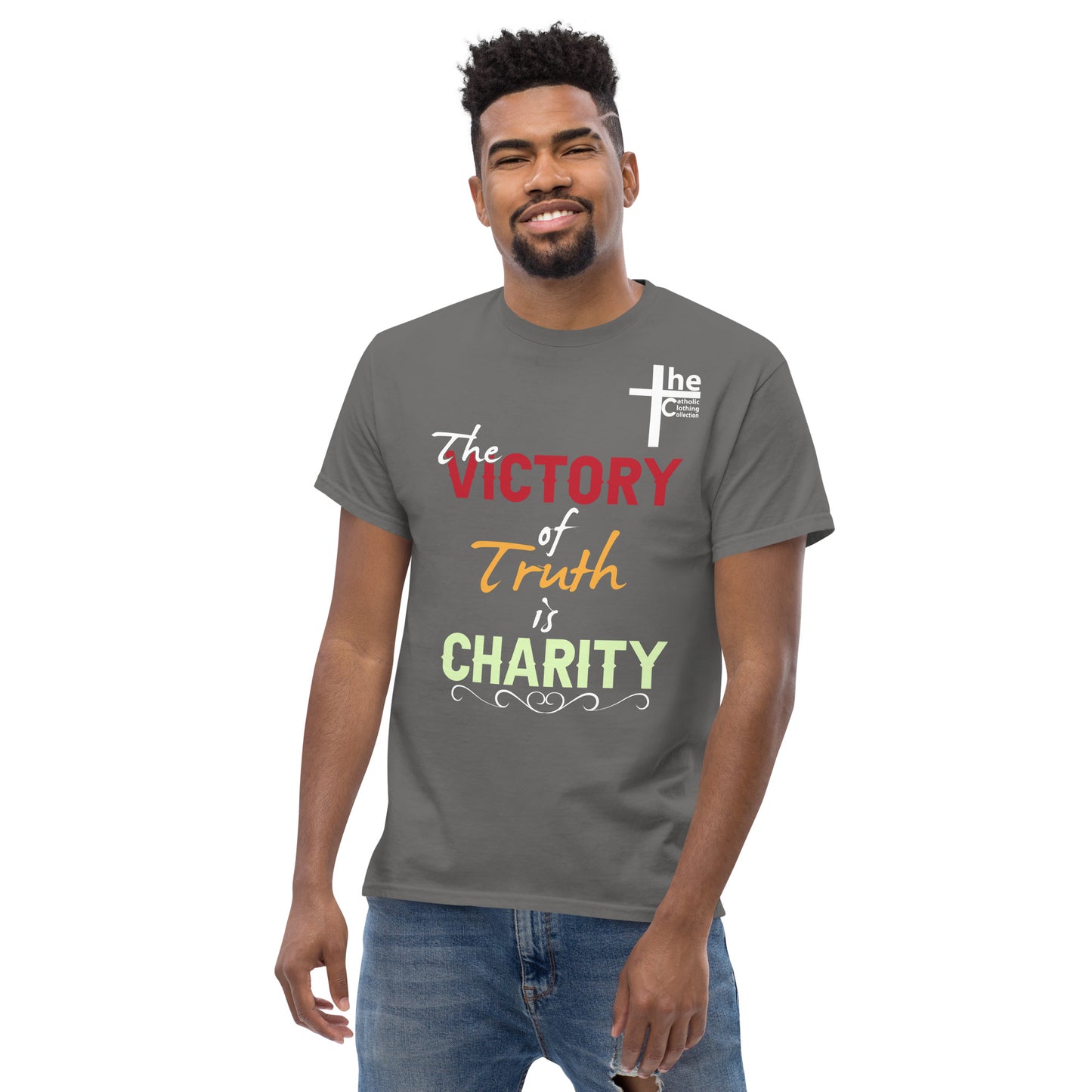 Victory of Truth is Charity Men's t-Shirt