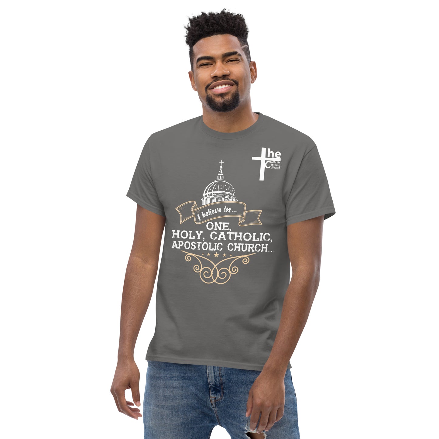 I Believe in One, Holy, Catholic and Apostolic Church Men's t-Shirt