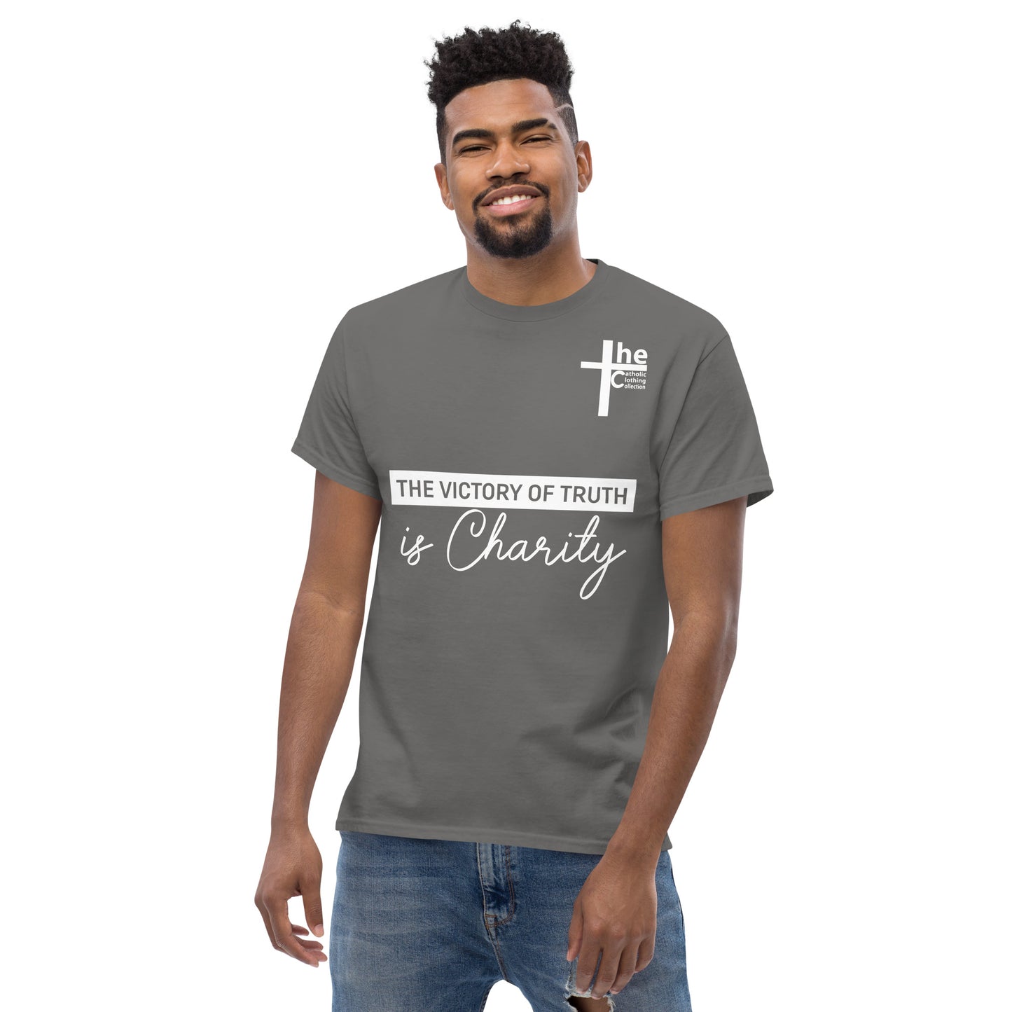 The Victory of Truth is Charity Men's t-Shirt