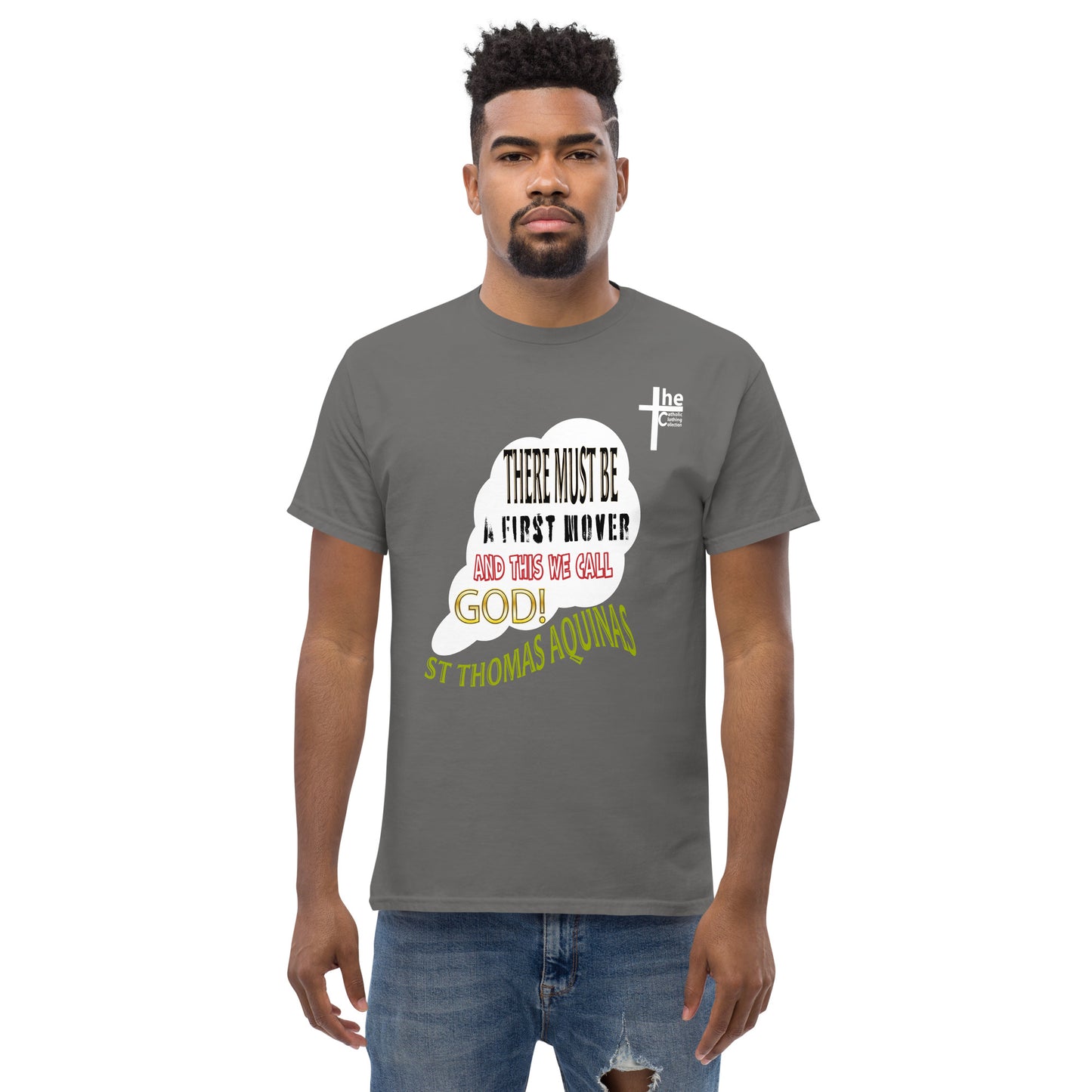 God As First Mover by St Thomas Aquinas Men's t-Shirt