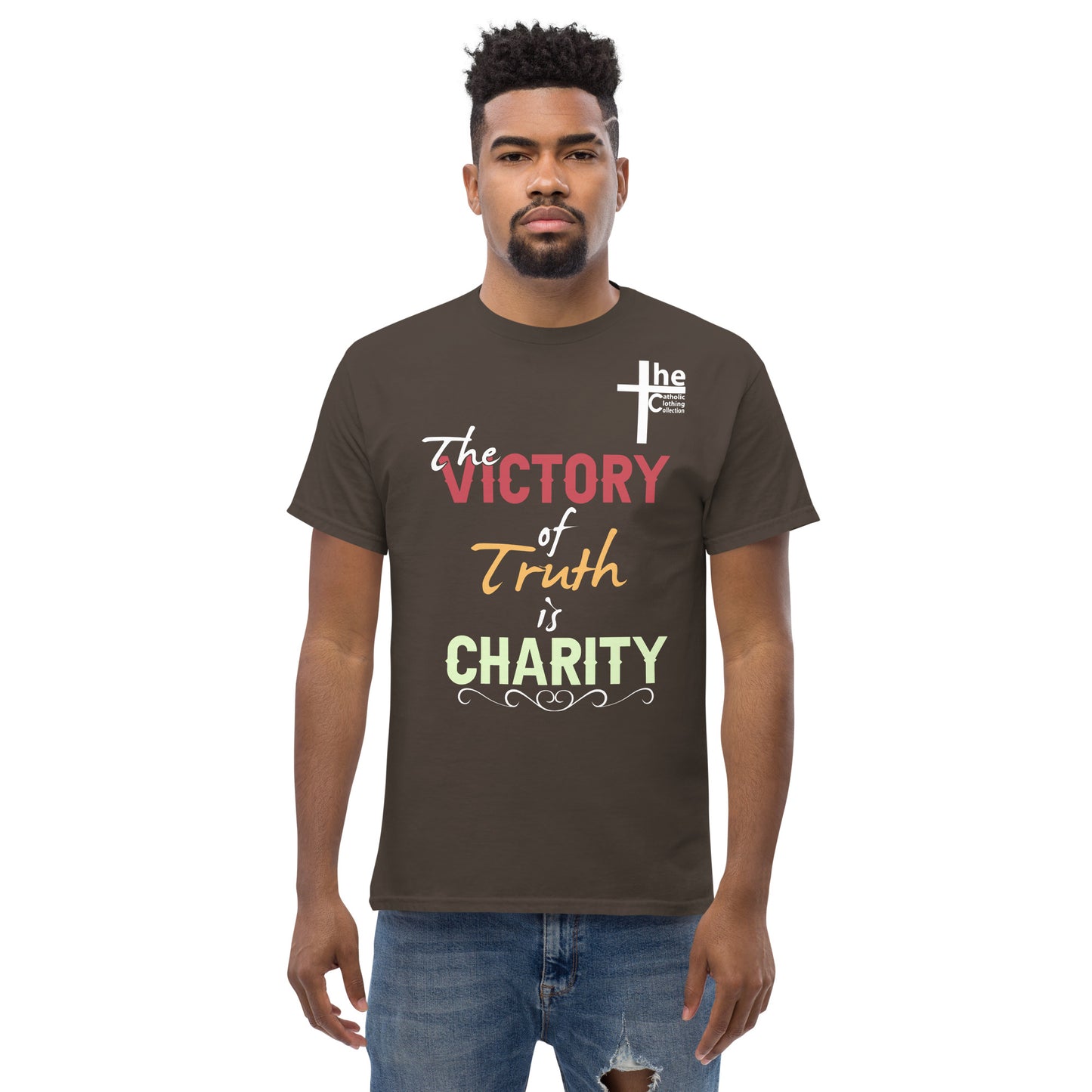 Victory of Truth is Charity Men's t-Shirt